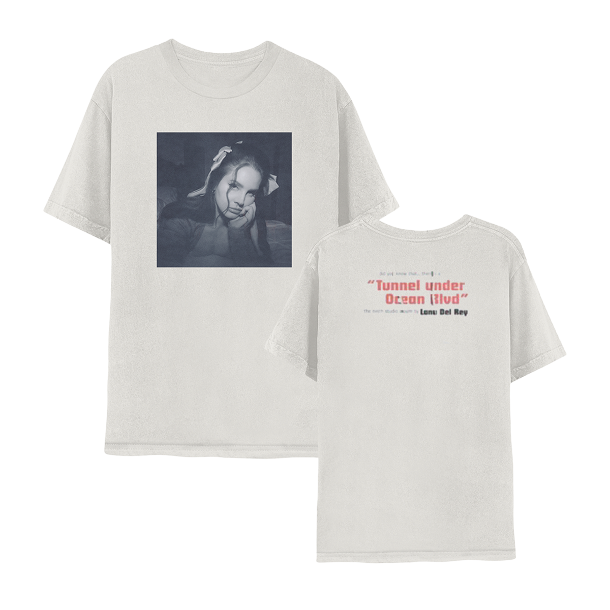 Tunnel Under Ocean Blvd Photo Tee - White