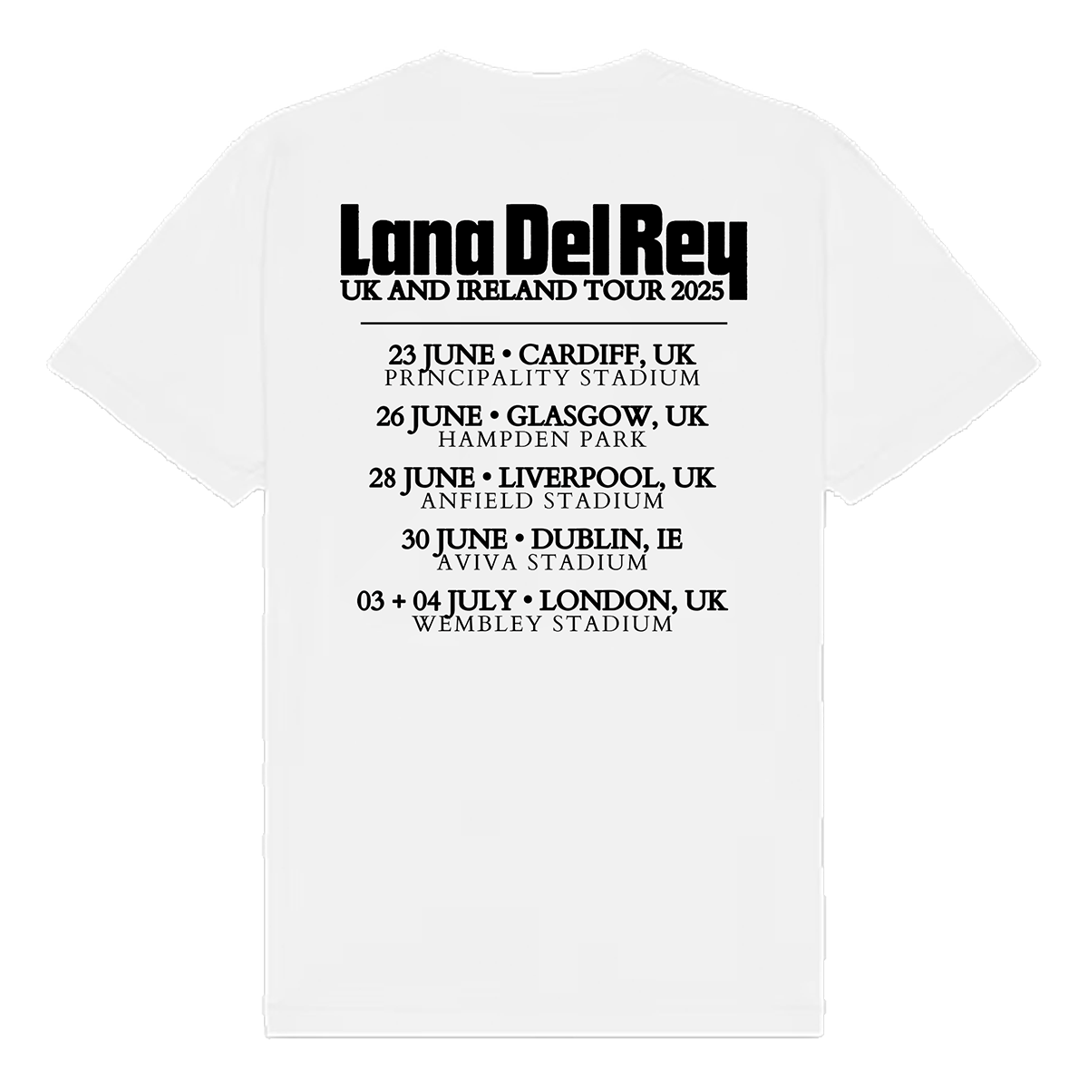 2025 Photo Tour Tee - White
