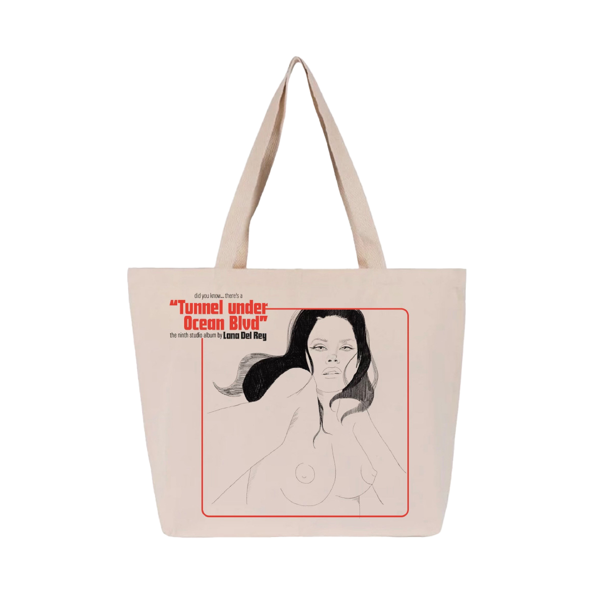 Tunnel Under Ocean Blvd Illustrated Tote