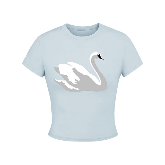 Swan Baby Tee